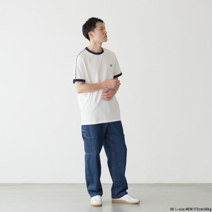 楽天市場】フレッドペリー テープド リンガー Tシャツ M4620 メンズ 