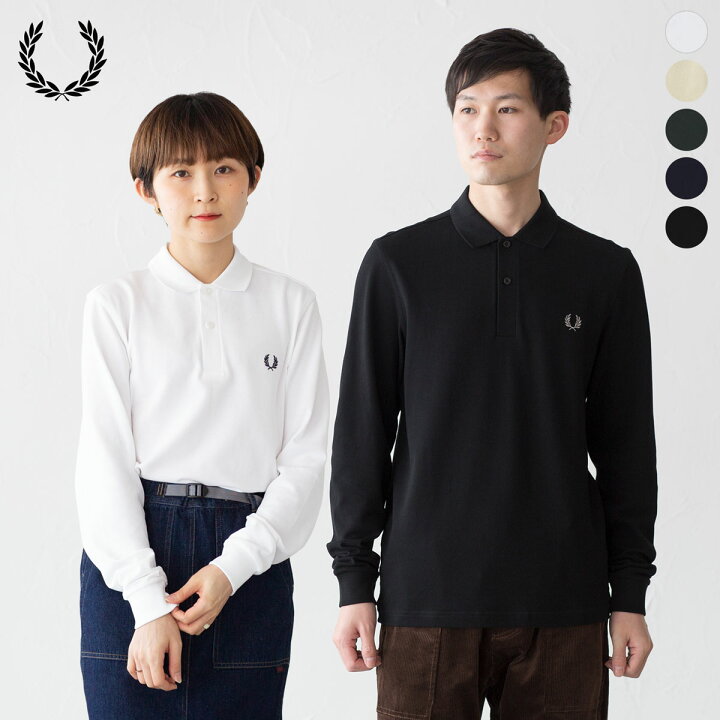 楽天市場】フレッドペリー 長袖 ポロシャツ FRED PERRY M6006 メンズ  