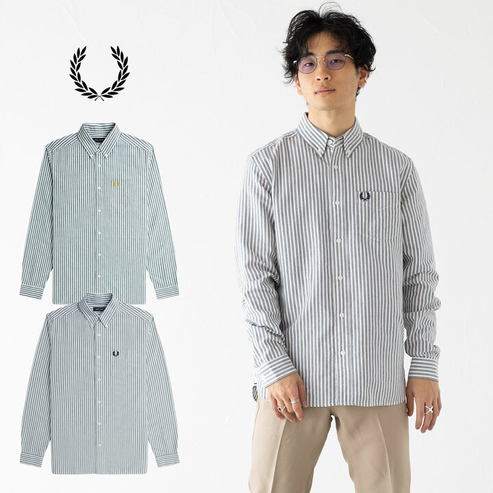 楽天市場】フレッドペリー FRED PERRY ストライプ オックスフォード 
