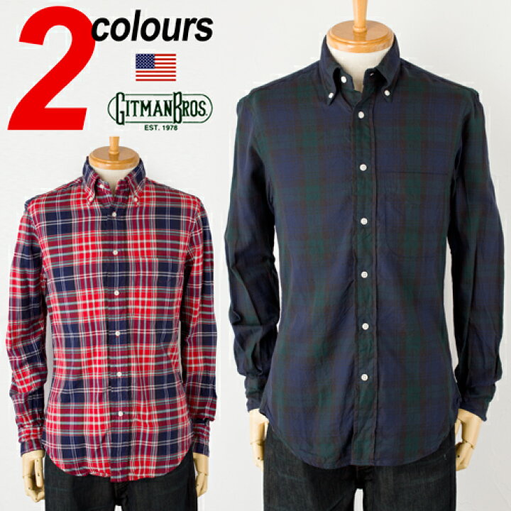 楽天市場】ギットマンヴィンテージ アメリカ製 チェック ボタンダウン  
