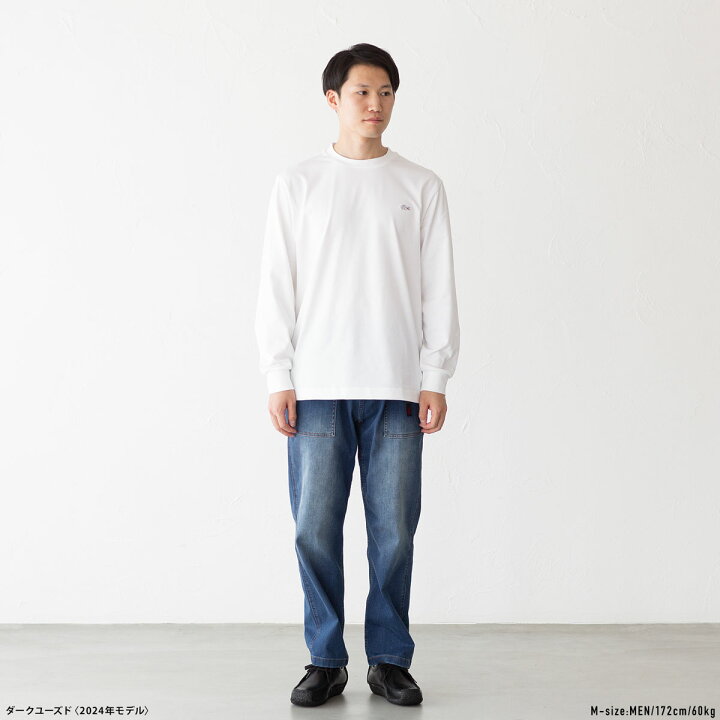 楽天市場】グラミチ ストレッチ デニム ルーズテーパード リッジパンツ 