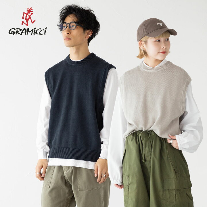 楽天市場】グラミチ ニット ベスト Gramicci KNIT VEST G5SU-J048 