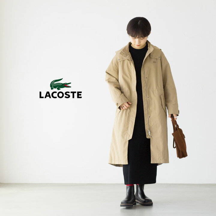楽天市場】ラコステ 撥水ナイロン ミリタリーコート LACOSTE BF010J-99 