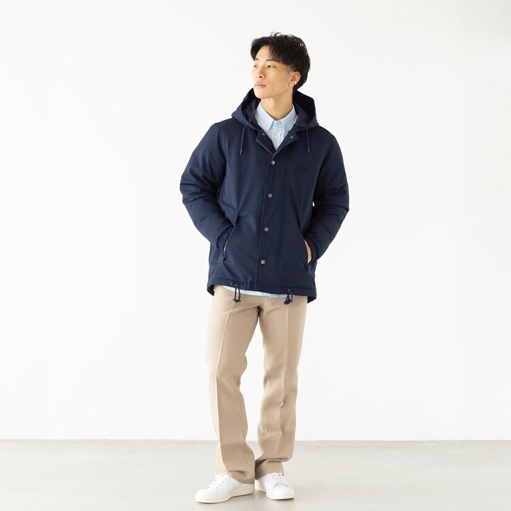 楽天市場】ラコステ 耐水透湿 ピケ ダウン ジャケット LACOSTE BH021J 