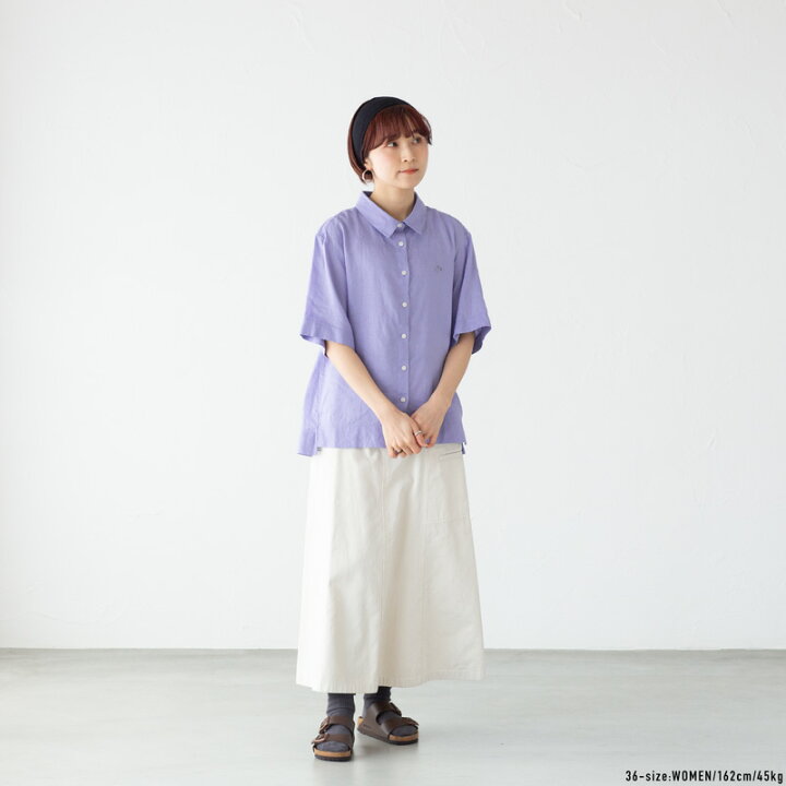 楽天市場】ラコステ リネンコットン 5分袖シャツ LACOSTE CF4738-99 
