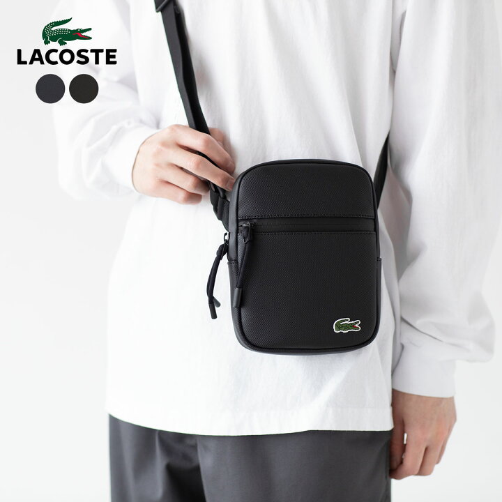 楽天市場】ラコステ LCST ショルダー バッグ LACOSTE NH3307LV メンズ 