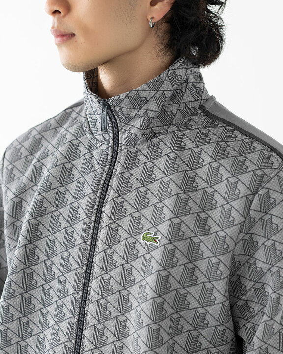 楽天市場】ラコステ LACOSTE ジャージ モノグラム ジャカード トラック 