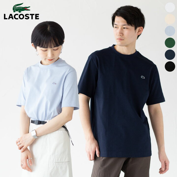 楽天市場】ラコステ アウトライン クロック クルーネック Tシャツ 