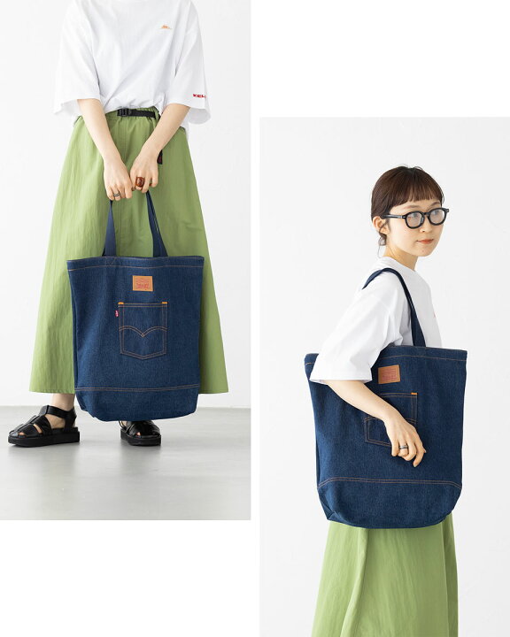 楽天市場】リーバイス バックポケット デニム トートバッグ LEVI