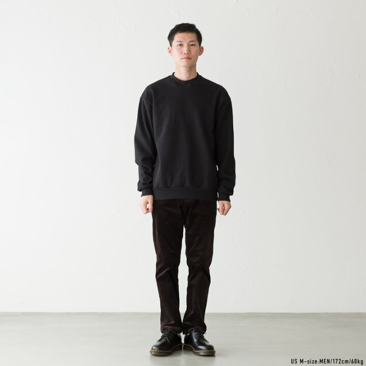 楽天市場】ロサンゼルスアパレル 14OZ ヘビーフリース クルーネック 