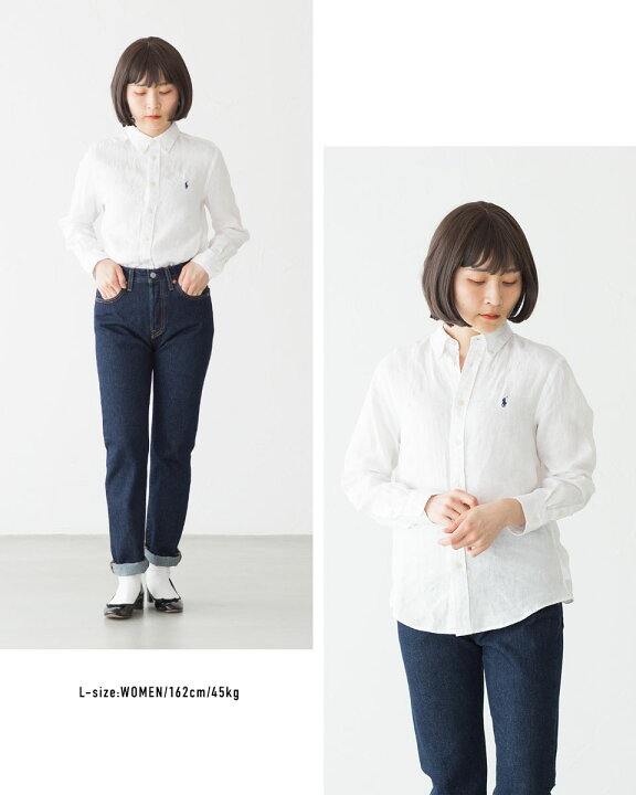 楽天市場】ポロ ラルフローレン リネン ボタンダウン BDシャツ POLO 