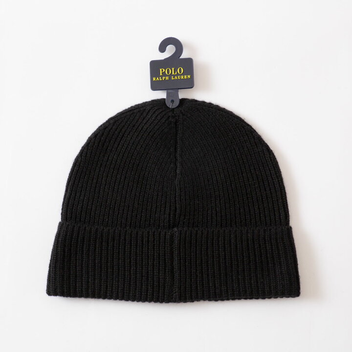 楽天市場】ポロベア ニット帽 POLO RalphLauren ソリッド フラッグ 