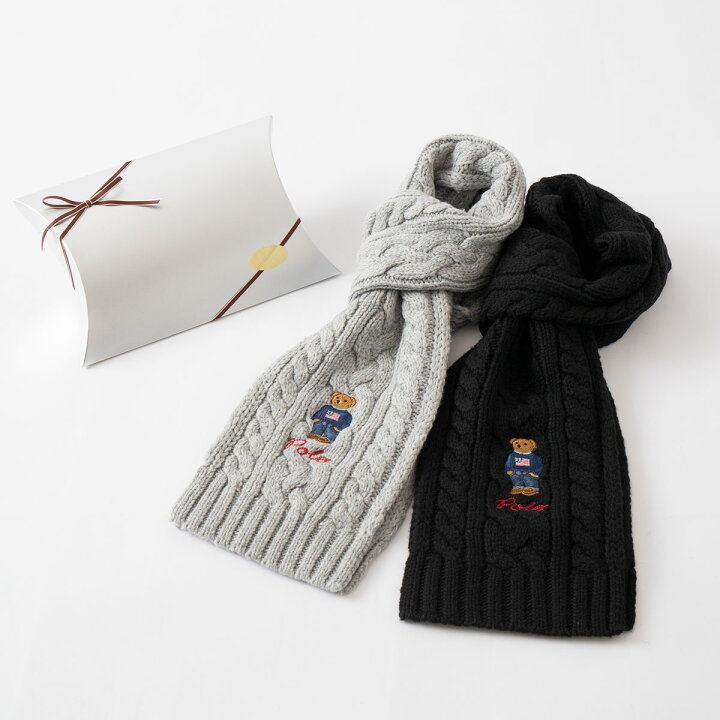 楽天市場】ポロ ラルフローレン ポロベア マフラー POLO RalphLauren 