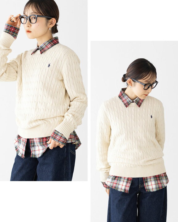 楽天市場】ポロ ラルフローレン ケーブル編み セーター POLO Ralph 
