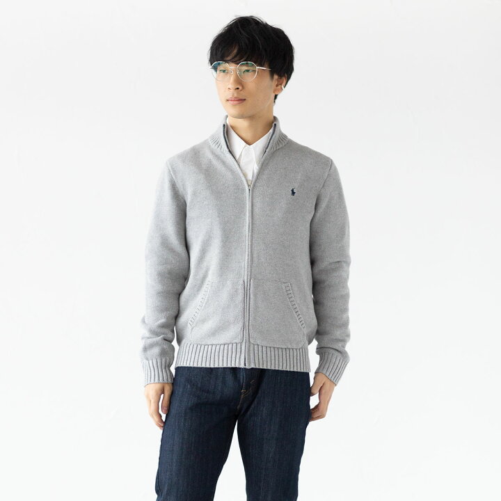 楽天市場】ポロ ラルフローレン コットンニット フルジップ セーター  