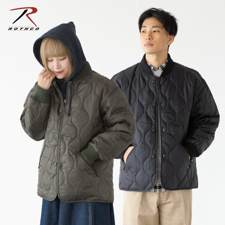 楽天市場】【20%OFF】ロスコ キルテッド ウービー ジャケット ROTHCO 