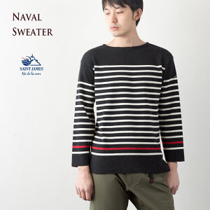 ���{���K�i �Z���g�W�F�[���X �i���@�� �Z�[�^�[ ���b�h���C�� SAINT JAMES NAVAL SWEATER �����Y ���f�B�[�X �{�[�_�[ �j�b�g 16JL50/50 R.ROUG �i�o��