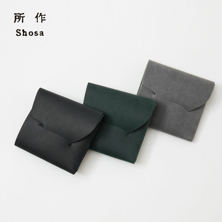楽天市場】所作 財布 cp ウォレット 3.5 オイルヌバック shosa 日本製 
