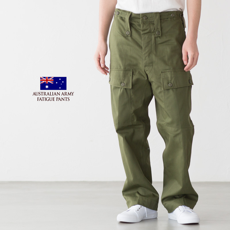楽天市場】オーストラリア軍 ファティーグ カーゴパンツ '80s デッド 