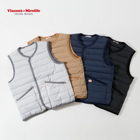 ヴァンソンエミレイユ ステッチレス ダウン ベスト Vincent et Mireille VM252SD26040 メンズ レディース ユニセックス