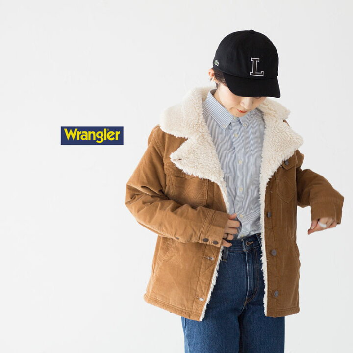 Wranglerラングラー コーデュロイボアランチコート 茶 サイズS 楽天 