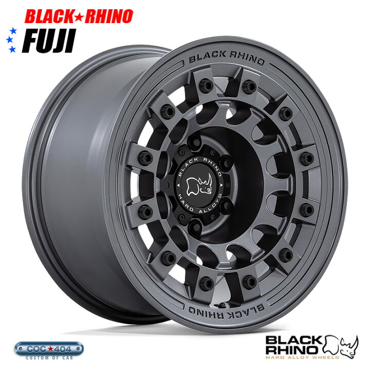 楽天市場】【17インチ8J】Black Rhino Fuji (ブラック ライノ フジ 