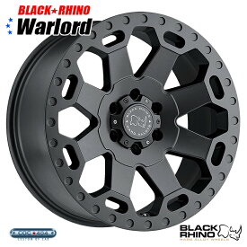 【18インチ8J】Black Rhino Warlord (ブラック ライノ ウォーロード) マット ガンメタル 1本 新型 ジープ チェロキー レネゲードなど