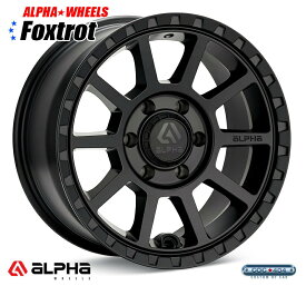 【15インチ】ALPHAequipt Foxtrot マットブラック 1本