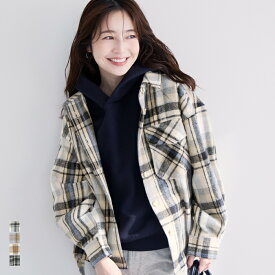 セール★2690円→1990円ウォッシャブル チェックジャケット レディース メール便不可 coca コカ