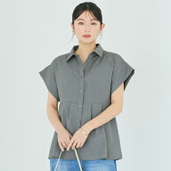 【予約6/19頃発送】サッカータックブラウス レディース メール便不可 coca コカ【田中里奈様着用】