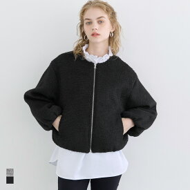 カーリーボアブルゾン ウォッシャブル レディース 送料無料/メール便不可 coca コカ