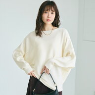 ドルマンスリーブボートネックニット レディース メール便不可 coca コカ 【高橋愛様着用】
