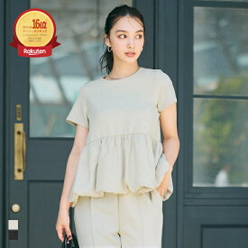 フロッキードットバルーンブラウス レディース メール便不可 coca コカ