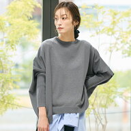 ワイドニットトップス レディース メール便不可 coca コカ【西山茉希様着用】