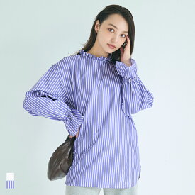 スタンドフリルブラウス レディース メール便不可 coca コカ