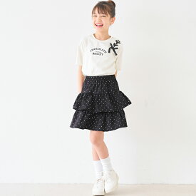 【FB26】セール★1990円→990円 ドットフリルスカート キッズ メール便不可 コカ coca