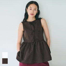 セール★2490円→550円 ノースリーブリボンブラウス レディース メール便不可 coca コカ