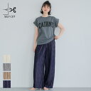 シャイニーウェーブプリーツパンツ レディース メール便不可