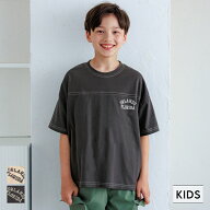 【FB26】セール★990円→790円 配色ステッチ刺繍Tシャツ キッズ メール便可 coca コカ