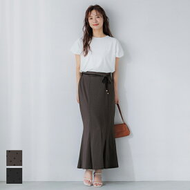 ドット柄マーメイドスカート レディース メール便不可 coca コカ