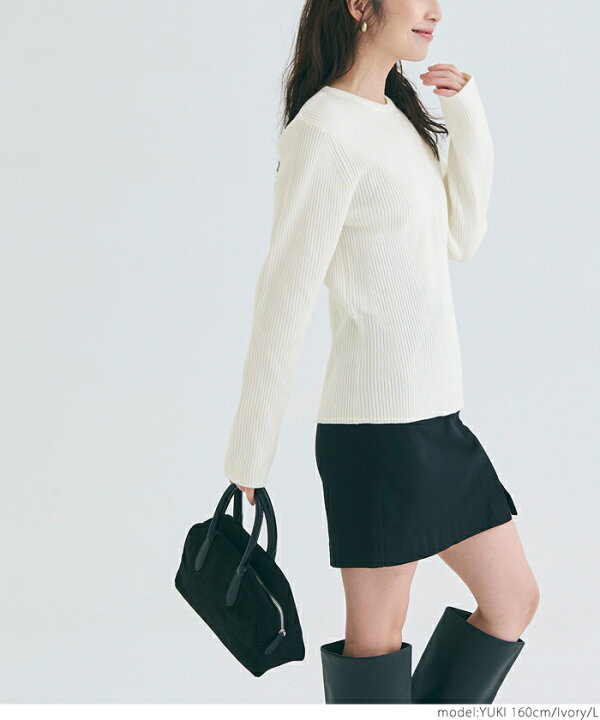 楽天市場】極上ニットクルーネック レディース クルーネックニット  