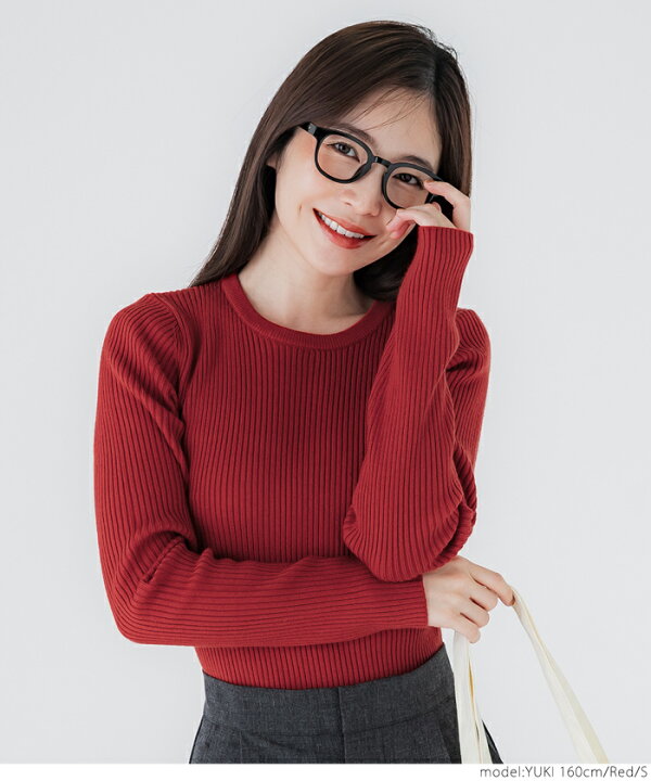 楽天市場】極上ニットクルーネック レディース クルーネックニット  