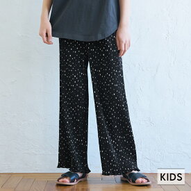親子お揃い楊柳プリーツドットパンツ キッズ メール便可 coca コカ