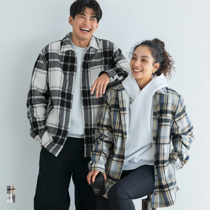 楽天市場】セール☆4990円→2990円 ヘビーネルチェック裏ボアブルゾン 