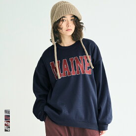 裏起毛プリントスウェット レディース メール便不可 coca コカ