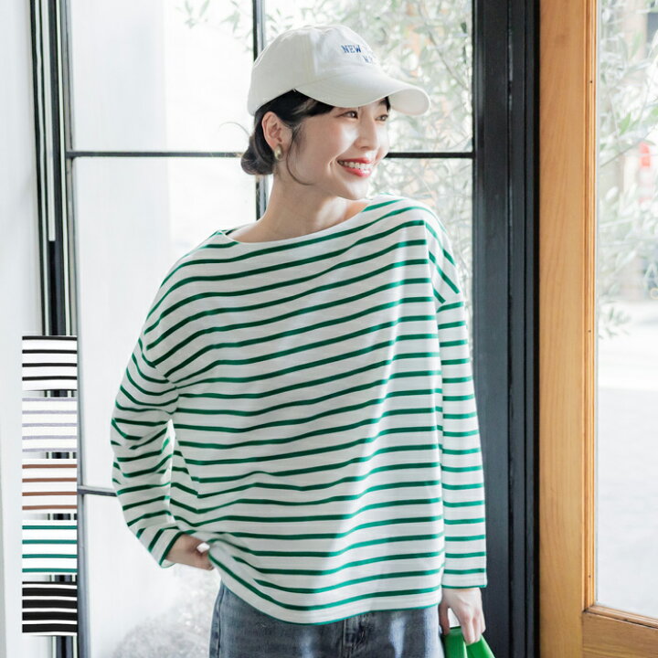 楽天市場】セール☆1490円→990円 カットソー レディース ボーダー 