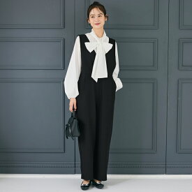 Vネックオールインワン レディース 送料無料/メール便不可 coca コカ