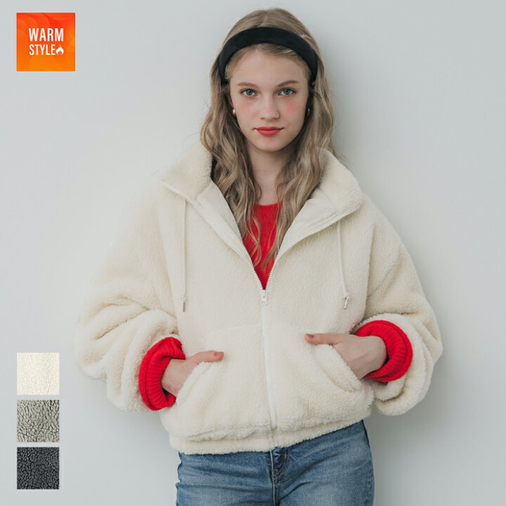 24AW 定価66000円】モガ ポップコーンラッセルブルゾン コート 楽天 