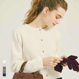 金ボタンニットカーディガン レディース メール便不可 coca コカ