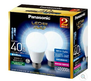 y݌Ɍz LEDd LDA4D-G/Z40E/S/W/2T zCg mE26 /F /2 /40W /ʓd` /S^Cvn